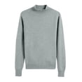 thumbnail image 2 of VgaVtl Ladies Sweaters Cotton Long Sleeve Womens Fall Sweaters Knit Layering Relaxed Fit Green Solid Color Sweaters, 2 of 7