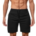 thumbnail image 1 of Plebaso Men's Athletic Shorts Casual Drawstring Quick Dry Running Shorts Lightweight with Zipper Pockets, 1 of 6