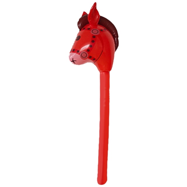 XFGOU Plush doll Toys and Hobbies Stick Toy Portable Inflatable Stick Horse Inflatable Stick For Theme Decoration Dolls & Accessories