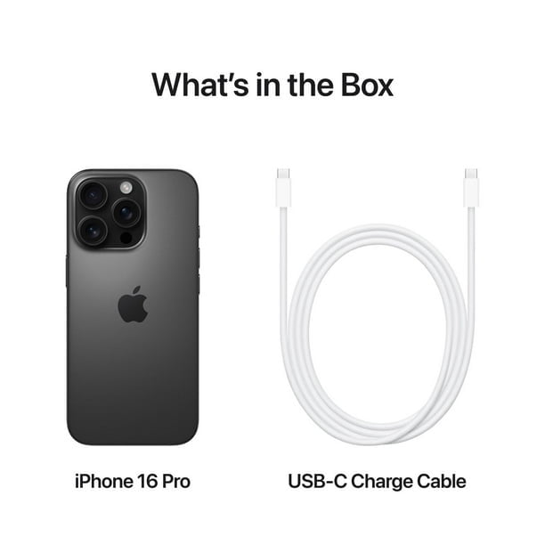 iPhone 16 Pro Max Titanium Black Titanium 1TB - Walmart.ca