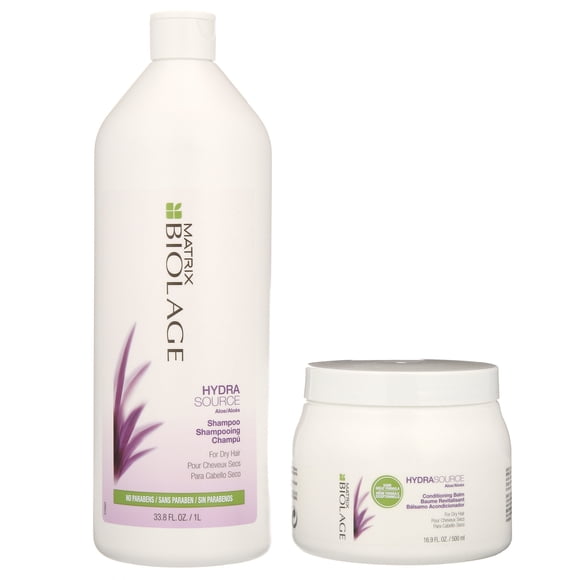 Matrix Biolage Hydra Source Shampooing 33,8 oz et Revitalisant 16,9 oz Duo