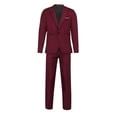 thumbnail image 2 of TIMIFIS Mens Suits 2 Piece Slim Fit Casual One Button Solid Suits for Mens Business Wedding Party Jacket Blazer & Pants SetFall, 2 of 5