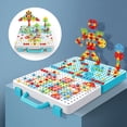 thumbnail image 4 of 106pcs Electric Drill Construction Building blocks Animals Plants Creative Building Educational Activities Puzzle Games, 4 of 8