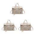 thumbnail image 4 of Youkk Canvas Functional And Practical Handbag For Women Classic And Timeless Style Gift Handbags For Women Beige 3Set, 4 of 6