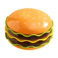 thumbnail image 2 of Luzkey Plates and Bowls Set Hamburger Plate Set Multipurpose Gift Cute Creative Dinnerware Tableware for Wedding Kitchen Sushi Sauce 7 Layer, 2 of 8