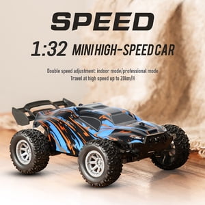 Mini 2.4G Courses RC Voiture 1/32 Échelle 20KM/H Élevé 4WD Télécommande hors route pour l'extérieur intérieur, TOUMENY S809 Véhicule de loisir rechargeable pour adultes
