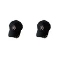 thumbnail image 1 of Thinsony Hip Hop Baseball Cap With Ring Decor For Stylish Look Cotton Ring Baseball Hat Fits All Head Shape Comfortable Semi-ring Black 2Set, 1 of 6
