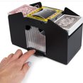 thumbnail image 1 of 2 Decks Automatic Card Shuffler Automatic Playing Cards Shuffler Mixer Games Poker Sorter Machine Dispenser for Travel Home Festivals Xmas Party Battery Operated, 1 of 6