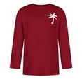 thumbnail image 4 of Birdeem Chemises pour Hommes Hommes Imprimé Col Rond Décontracté Mode Manches Courtes Blouses Col Rond Chemises, 4 of 9