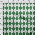 thumbnail image 3 of oneOone Polyester Spandex Green Fabric Check Argyle Sewing Craft Projects Fabric Prints By Yard 56 Inch Wide, 3 of 4