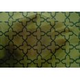 thumbnail image 4 of oneOone Cotton Silk Fabric Quatrefoil Block Print Sewing Fabric BTY 42 Inch Wide, 4 of 4