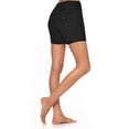 thumbnail image 2 of Timegard Sweatshorts for Women Plus Size Elastic High Waisted Drawstring Workout Yoga Shorts with Pockets, 2 of 7