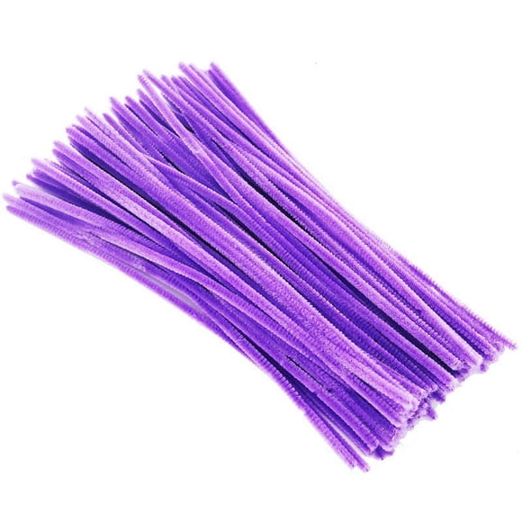 Iumwxz DIY Simulation Bouquet Craft Pipe Cleaner Decorative Soft Wire Material 12x0.24in Creative Material Art Crafting Kids Teacher 100 Pack