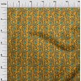 thumbnail image 2 of oneOone Cotton Flex Fabric Leaves & Floral Block Decor Fabric Printed BTY 40 Inch Wide, 2 of 4