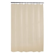 Mainstays Waterproof Heavyweight PEVA Shower Curtain Liner, 72" x 72", Beige