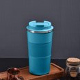 thumbnail image 2 of Gobelet 20 Oz, Tasse de Voyage en Acier Inoxydable à Isolation sous Vide pour Café, Tasse de Voyage à Double Paroi avec Revêtement en Poudre et Couvercle, Tasse Thermique pour l'Extérieur, 2 of 8