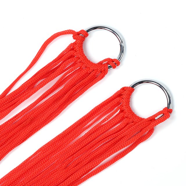 Camping Swing Hammock, Mesh Hammock Safe Nylon Rope for Backyards for Picnic for Hiking