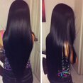 thumbnail image 3 of Brazilian Straight 3 Bundles Human Hair Unprocessed Human Hair Bundles Straight Natural Black Color Straight Hair Extensions Perruques Extensions de cheveux humains, 3 of 7