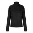 thumbnail image 4 of Besolor Chandails à Col Roulé pour Femmes Manches Longues Décontractées Tricot Torsadé Pull Ample Automne Hiver, 4 of 6