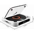 thumbnail image 4 of Portable Bluetooth CD Player with LED Display, 2026 New Portable Bluetooth CD Player, for Home, Car & Outdoor USB, SD/AUX/FM Radio, Hi-Fi Sound Rechargeable Wireless Compatible (Green), 4 of 8