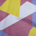 thumbnail image 1 of oneOone Silk Tabby Dark Magenta Fabric Geometric Abstract Random Shapes Sewing Craft Projects Fabric Prints By Yard 42 Inch Wide, 1 of 4