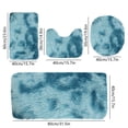 thumbnail image 3 of Wzzjkit 4PC Bathroom Rugs, Soft Comfortable Bath Mats for Bathroom, Non-Slip Machine Washable Bathroom Mats, Thick Dry Quickly Absorbent Water Bath Mat, 3 of 7