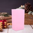 thumbnail image 4 of SEWCHICS 50Pack Reusable Lunch Packing Kraft Paper Bags Pink Rectangular for Families and Women 11.8x3.5x2.4in, 4 of 6