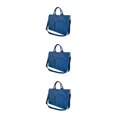 thumbnail image 3 of kurtrusly Style With Trendy And Spacious Tote Bag Fashionable And Versatile Messenger Bag navy blue 3Set, 3 of 6