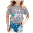 thumbnail image 1 of TZEWGL T-Shirts For Child Back To School Season Printed Short Sleeve Crewneck Clothes For Baby size 2-4T, 1 of 4