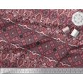 thumbnail image 2 of Soimoi Viscose Chiffon Fabric Geometric & Paisley Decorative Print Sewing Fabric Yard 42 Inch Wide, 2 of 2