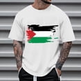 thumbnail image 5 of T-Shirts à Col Rond pour Hommes Séchage Rapide Imprimé Polyester, Coupe 3D Col Rond Haut Athlétique pour Gym, Course, Cyclisme & Décontracté, 5 of 5