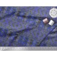 thumbnail image 3 of Soimoi Poly Georgette Fabric Check & Damask Ethnic Fabric Prints By Yard 52 Inch Wide, 3 of 3