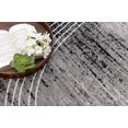 thumbnail image 4 of Rug Branch Mawari 2' x 8' (2'3" x 8') Grey/Black Abstract Indoor Runner Rug, Contemporary, Medium Pile, Stain-Resistant Hallway Carpet - Entryway, Mudroom, Bedroom, and Kitchen, 4 of 6