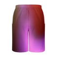 thumbnail image 5 of Cameland Large Size Shorts Men, Gradient Drawstring Elastic Waist Shorts Summer Casual Beach Quick Dry Shorts, 5 of 5