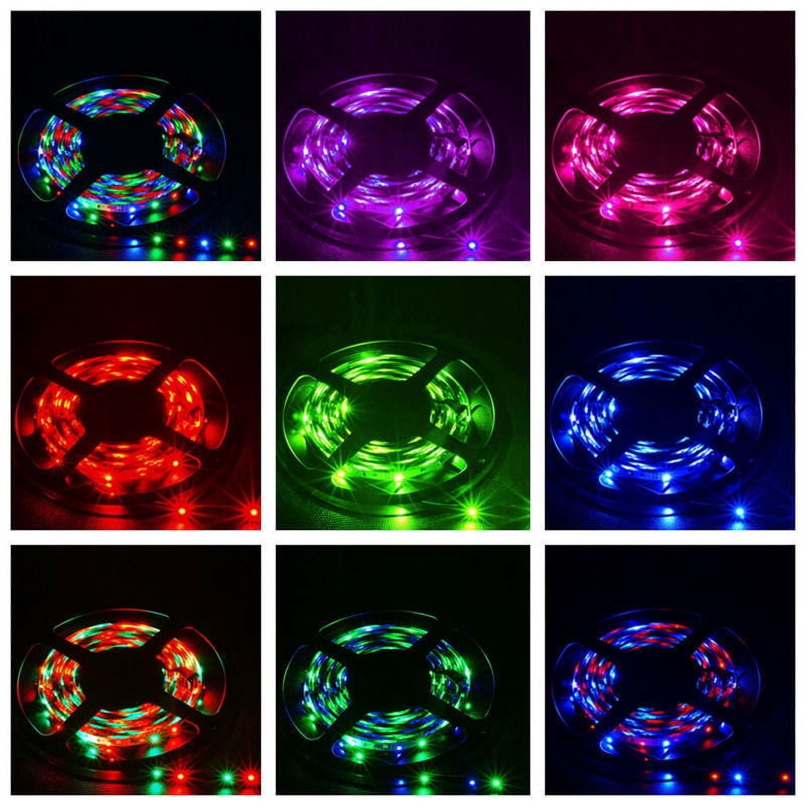 Strip Led Lights with Remote 5M Rgb 3528 300 Led Smd Flexible Light Strip Lamp+44 Key Ir Remote Controller