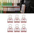 thumbnail image 4 of Binder Clips, Paper Clamps Hollow Tail Clips 19mm 80pcs Multi Use  For School Blue,Green,Rose Gold, 4 of 8
