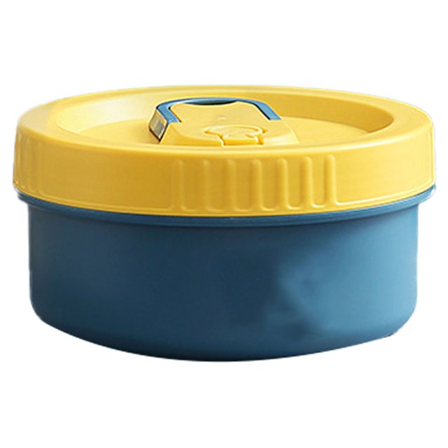 Office Portable Microwave Oven Thermal Insulation Washable Container Camping Lunch Box Traveling Detachable Food Storage Case Washable Container Blue Small