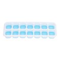 thumbnail image 4 of Ice Cube Tray Food Grade Plastic Silicone Ice Mold with Removable Lid for CocktailBlue, 4 of 14
