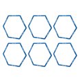 thumbnail image 2 of 6 Pcs Anneau d'Entraînement Hexagonal Épaissi pour Sports, Football, Cour, 2 of 14