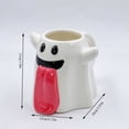 thumbnail image 3 of Ceramic Cups for Crafting Rabbit Tumbler Set Glass Top Mug Set with Words Cup Glass Set Your Specter Cup Coffee Cup With Handle Funny Panic Cup White Cute Cup Decoration, 3 of 4