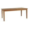 thumbnail image 4 of Modway Marina 7 Piece Outdoor Patio Teak Dining Set in Natural White, 4 of 9