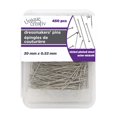 thumbnail image 1 of UNIQUE CREATIV Dressmakers’ Pins - Ball Point, 30 mm (1.18 in) × 0.5 mm (0.02 in), 450-Pack, 450pcs, 1 of 2