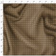 thumbnail image 4 of Soimoi Brown Poly Georgette Fabric Fleur_de_lis Damask Printed Fabric 1 Yard 42 Inch Wide, 4 of 6