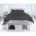 thumbnail image 2 of Intuition 4-Piece 100% Egyptian Cotton Sheet Set - 600 TC - King - Charcoal, 2 of 2