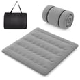 thumbnail image 1 of Costway King Futon Mattress Japanese Floor Pad Washable Cover Carry Bag Gray, 1 of 10