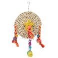 thumbnail image 4 of Chewing Toy, Bird Non- Straw Plaited Wood Block Biting Hanging Swing Toy Cage Accessories For Parrots, 4 of 8
