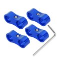 thumbnail image 1 of Unique Bargains 4pcs Hose Separator Clamp Fitting Adapter with Wrench for Car Aluminum Alloy, 1 of 7