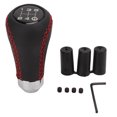 thumbnail image 1 of Gearstick Head, Red Stitch  Character ABS Nonfading Gear Shifter Knob  For Cars, 1 of 8