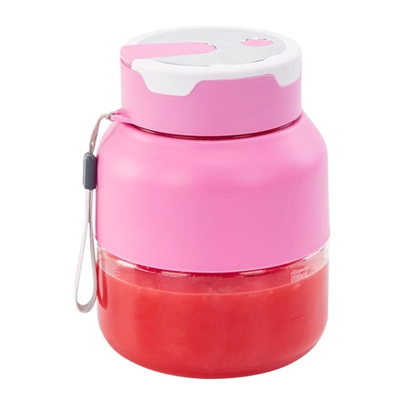 SSZMDLB under $5 Portable Juicer Cup, Mini Portable Juicer Cup, Wireless Rechargeable Automatic Extractor, USB Charging Personal Blender for Smoothies, Travel Outdoor Kitchen Small Appliance
