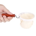 thumbnail image 1 of Coffee Filter Wooden Handle Coffee Filter Hand Pour Trainer Reuabe Filter Bag Flannel Strainer Bag Wood Straining Bag Filtered, 1 of 8